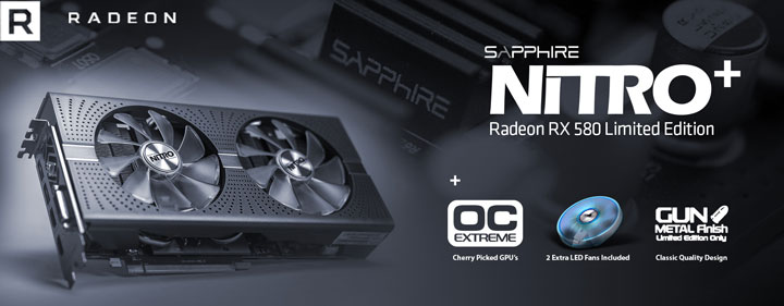 Видеокарты Sapphire из серии RX 500