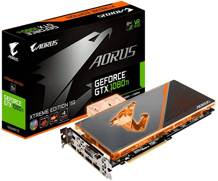 GeForce GTX 1080 Ti Aorus WaterForce WB Xtreme Edition 