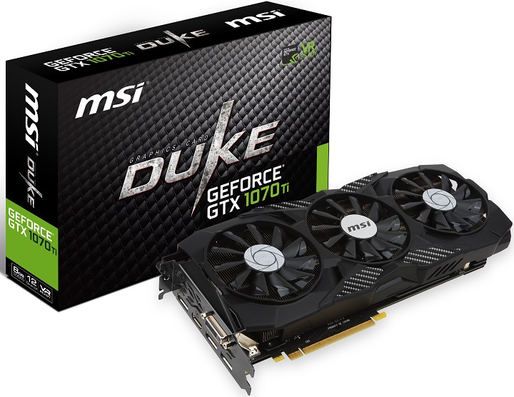 MSI GeForce GTX 1070 Ti Duke