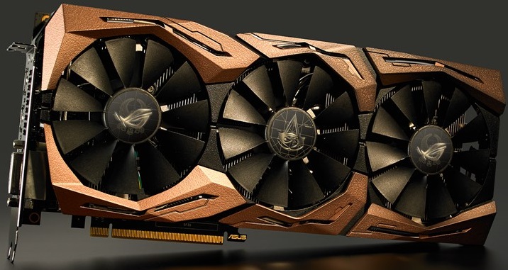 ASUS ROG Strix GeForce GTX 1080 Ti в духе Assassin's Creed Origins