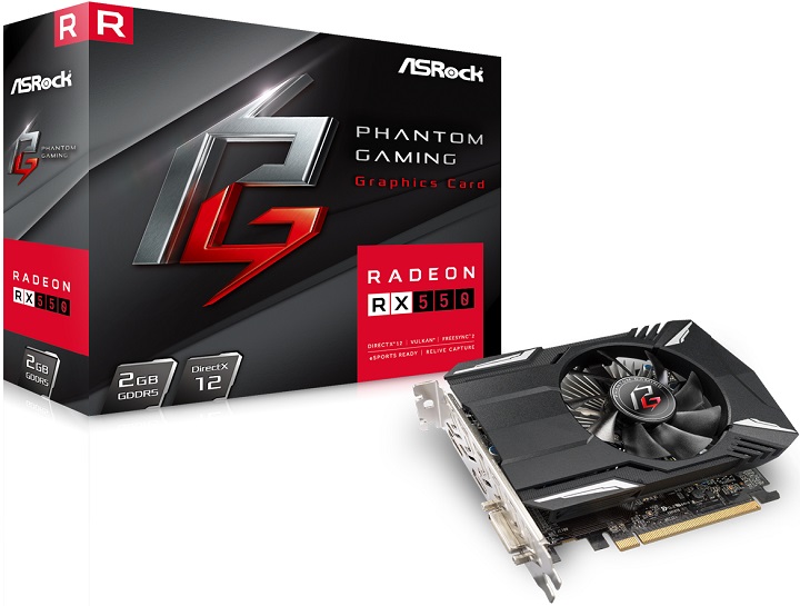 ASRock Phantom Gaming Radeon RX 550