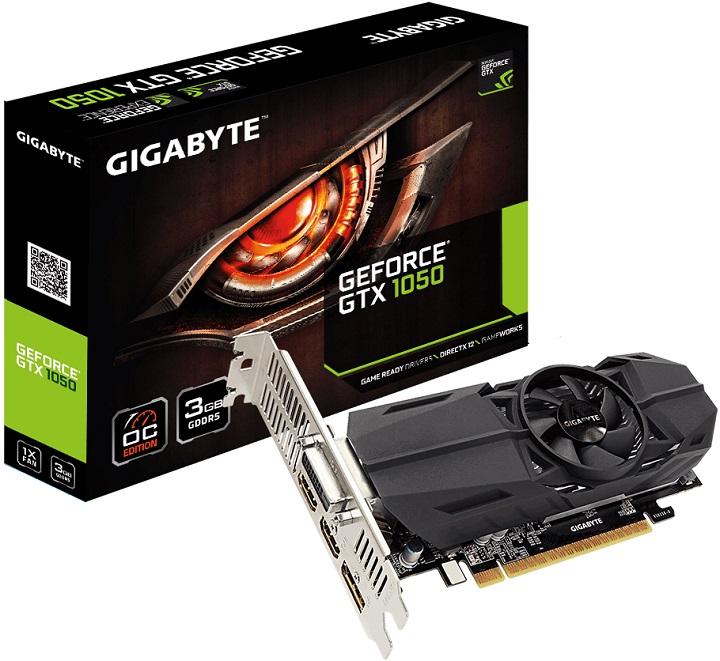 Gigabyte GeForce GTX 1050 3GB OC Low Profile