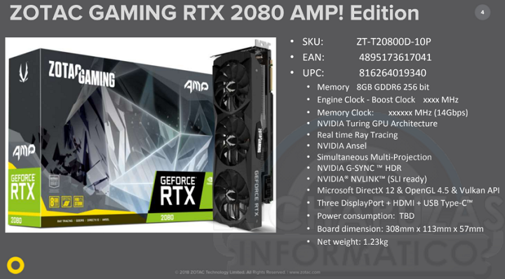 Zotac GeForce RTX 2080 AMP! Edition