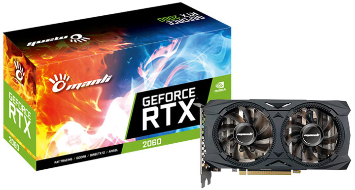 Видеокарты Manli GeForce RTX 2060 