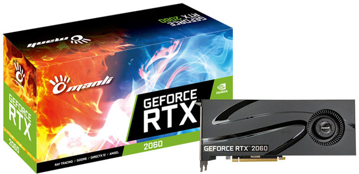 Видеокарты Manli GeForce RTX 2060 