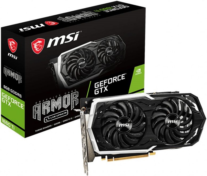 MSI GeForce GTX 1660 Ti Armor OC