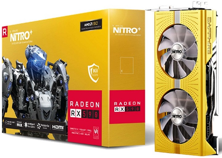 Sapphire Nitro+ Radeon RX 590 50th Anniversary Edition