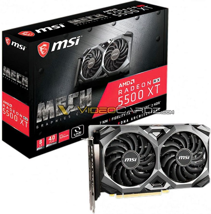 MSI Radeon RX 5500 XT Mech