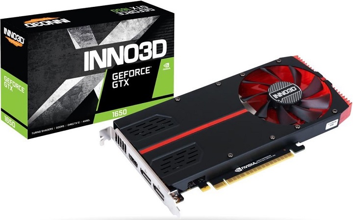 Inno3D GeForce GTX 1650 Single Slot