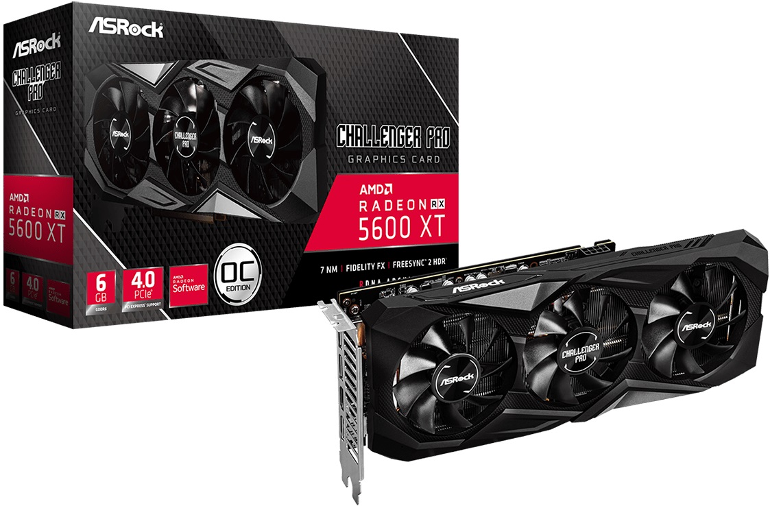 ASRock Radeon RX 5600 XT Challenger Pro 6G OC