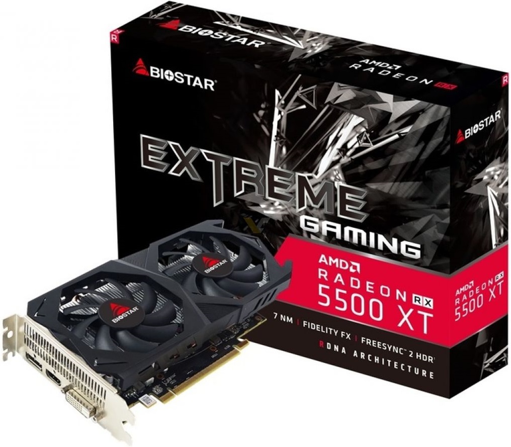 Biostar Radeon RX 5500 XT 4GB Extreme Gaming 