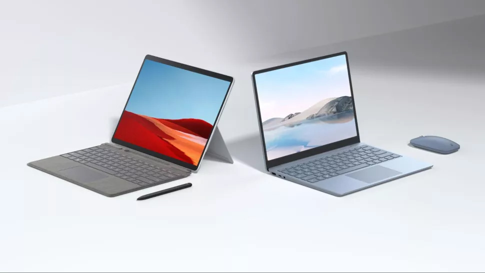 Microsoft Surface Laptop Go и Surface Pro X