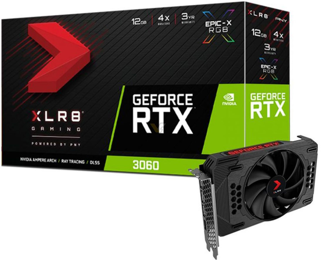 GeForce RTX 3060 12GB XLR8 Gaming Revel Epic-X RGB Single Fan Edition