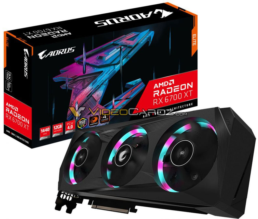 Aorus Elite Radeon RX 6700 XT