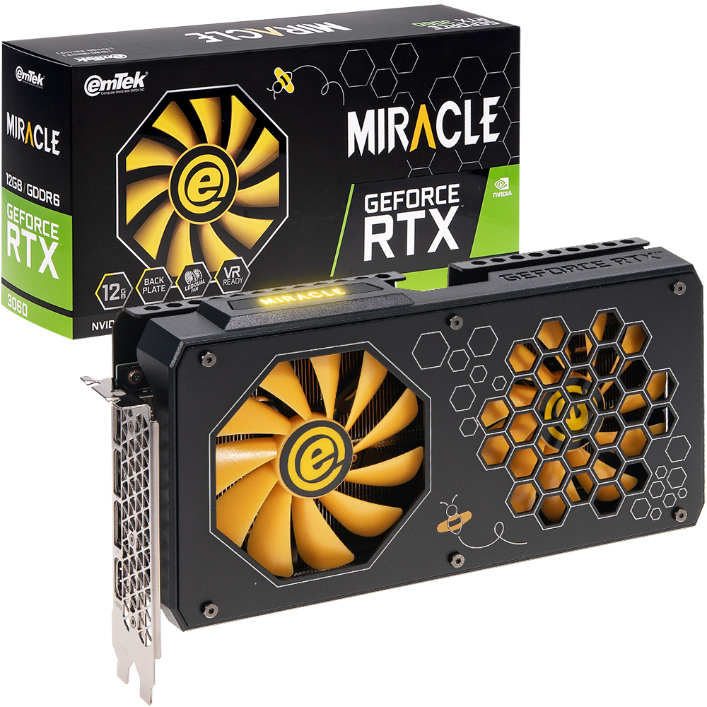 Emtek представила GeForce RTX 3060 Miracle