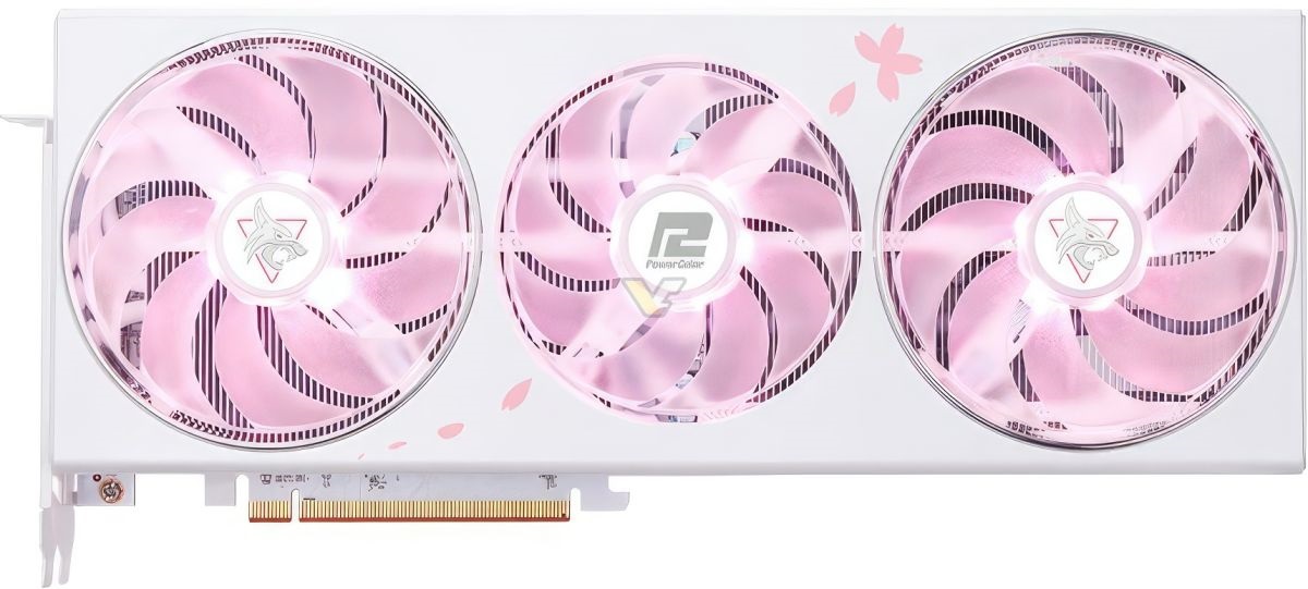 PowerColor Radeon RX 7800 XT Hellhound Sakura