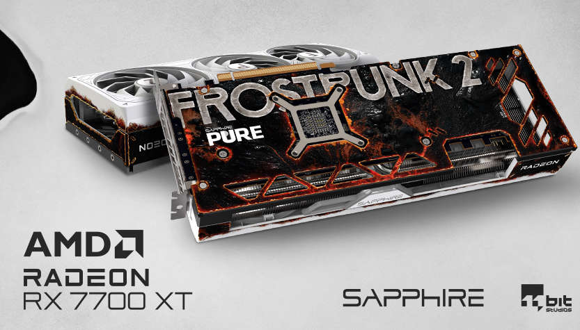 Sapphire Radeon RX 7700 XT Frostpunk 2 Edition