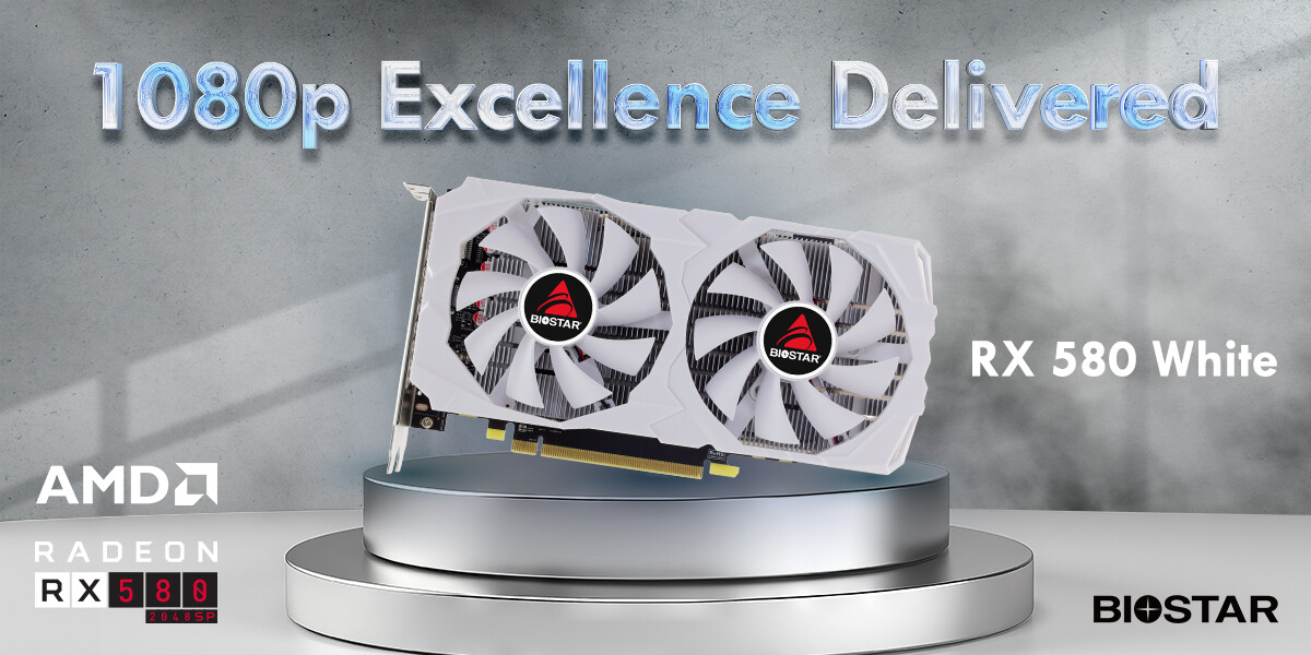 Biostar Radeon RX 580 White