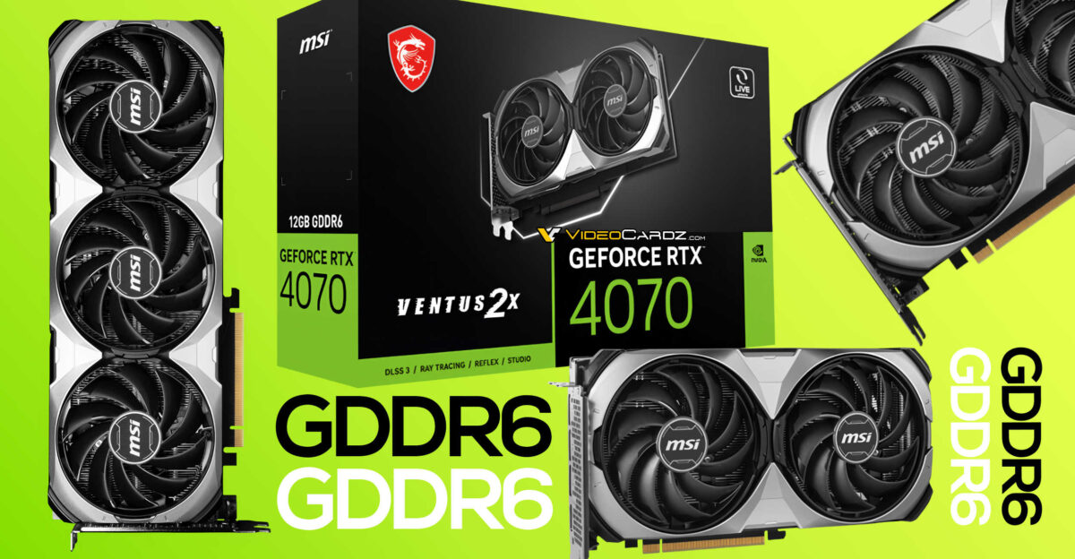 MSI GeForce RTX 4070 GDDR6