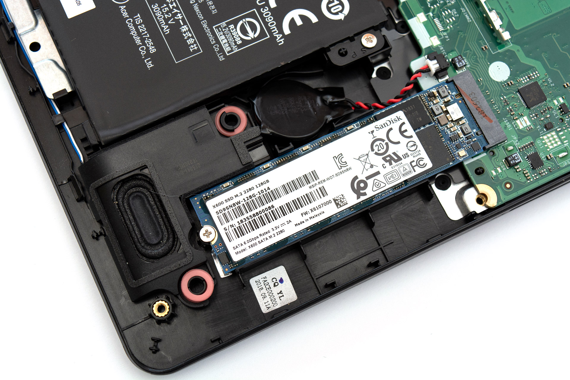 Замена аккумулятора ноутбука acer aspire f5 573g