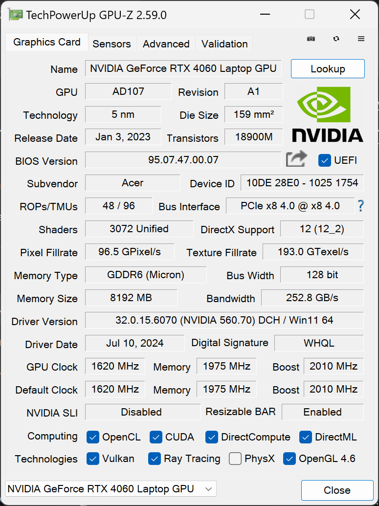 Acer Nitro 14 (AN14-41)