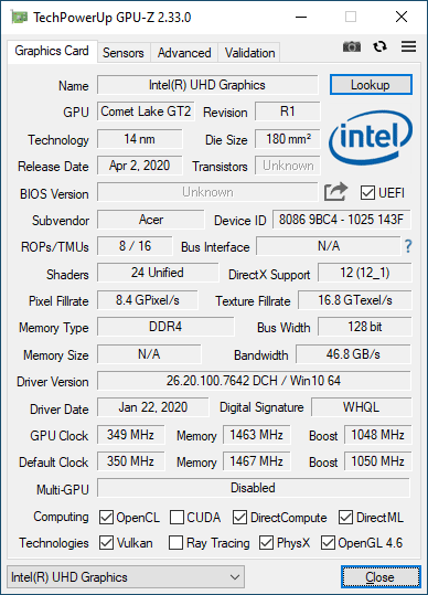 Acer Nitro 5 AN517-52