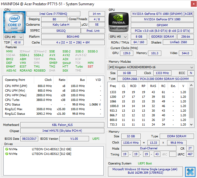 Acer Predator Triton 700 (PT715-51)