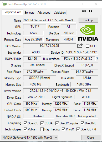 ASUS ROG Flow X13 GV301QH