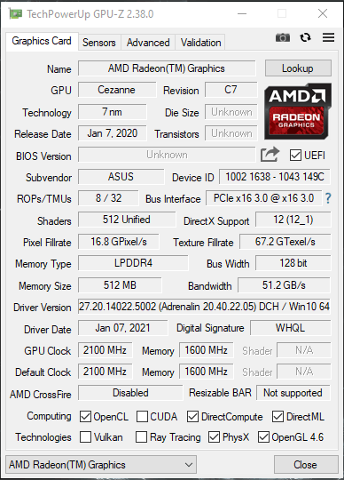 ASUS ROG Flow X13 GV301QH