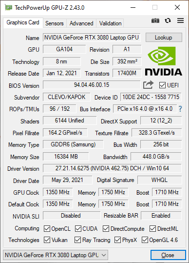 Dream Machines RX3080-17UA38