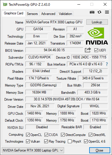 Dream Machines RX3080-17UA38