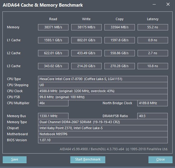 EPIC Gaming 15 (N950TP6-15.1060)