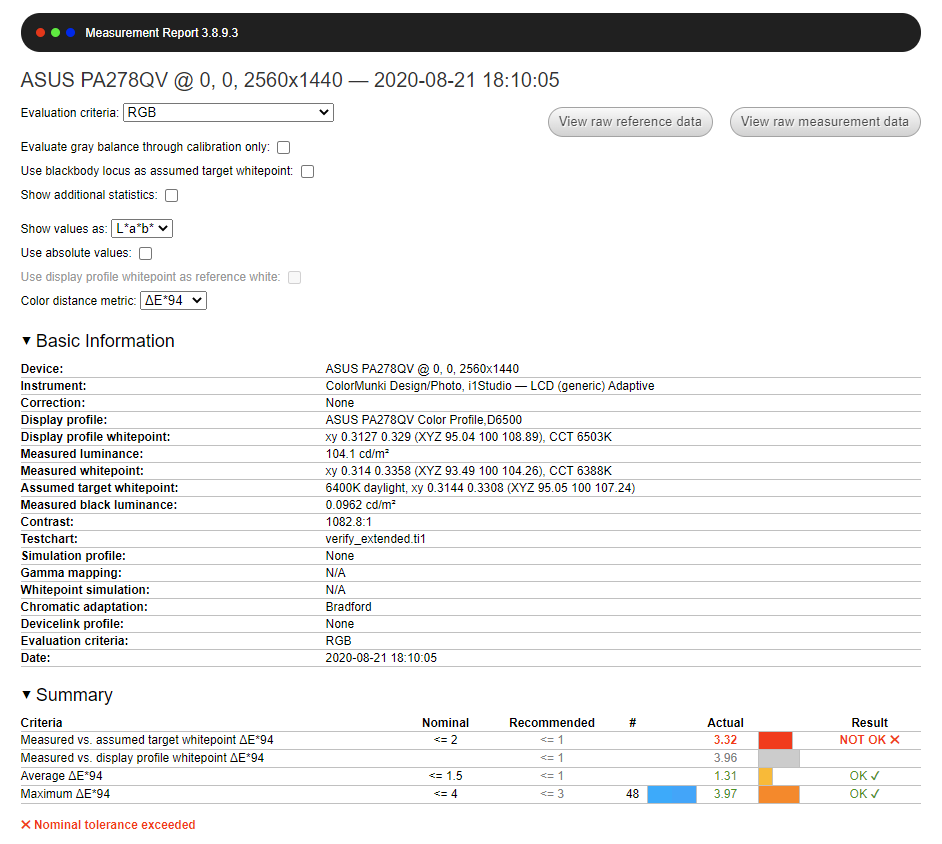 ASUS ProArt PA278QV