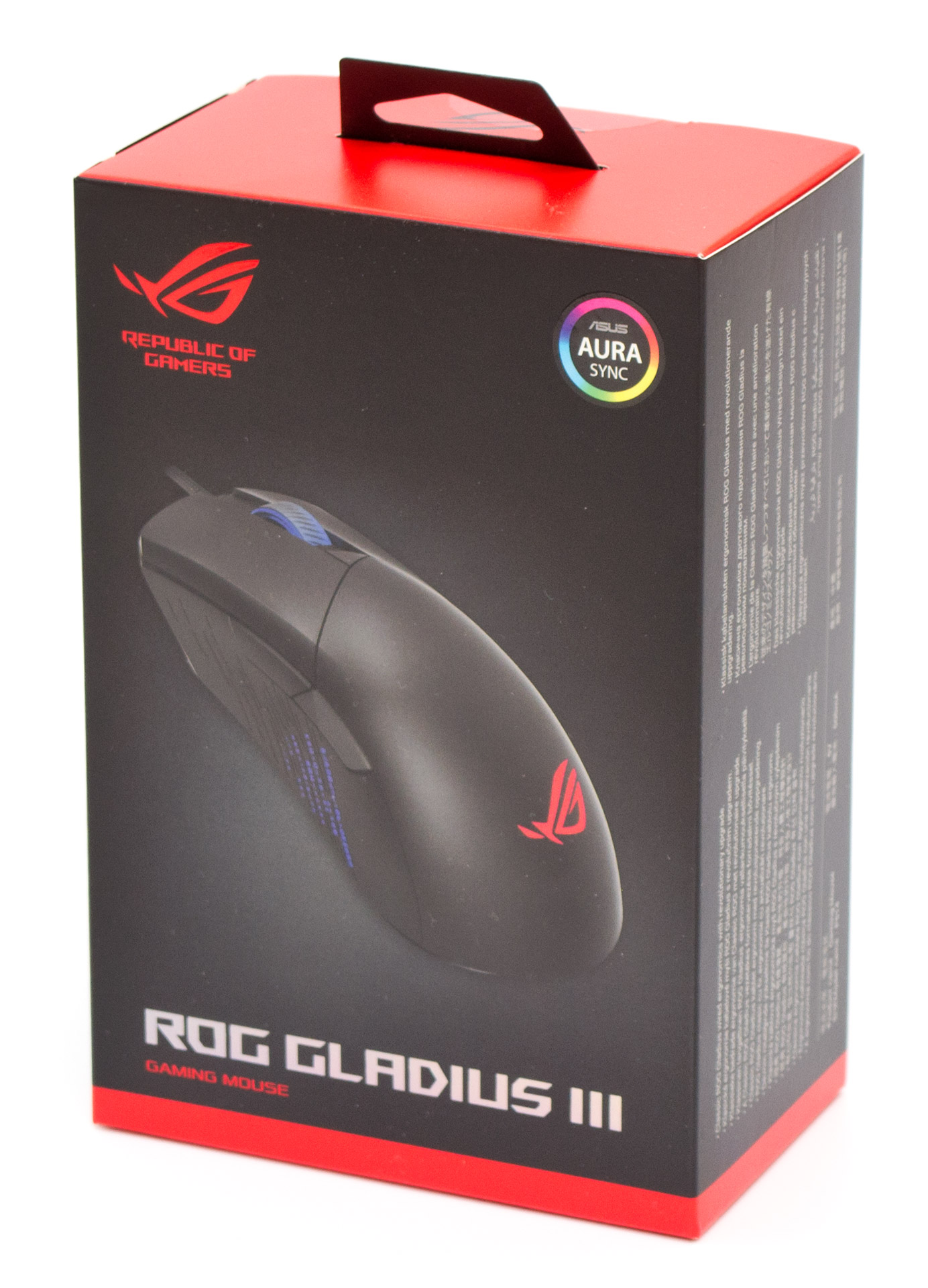 Обзор мыши asus rog gladius