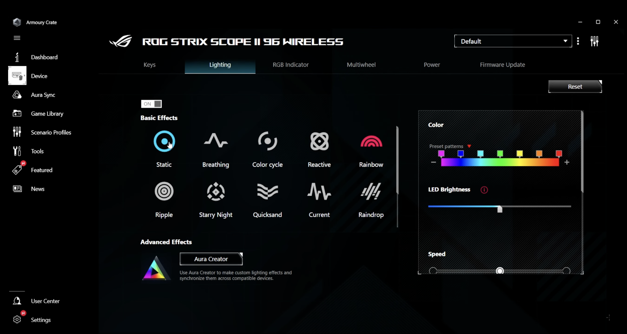 ASUS ROG Strix Scope II 96 Wireless