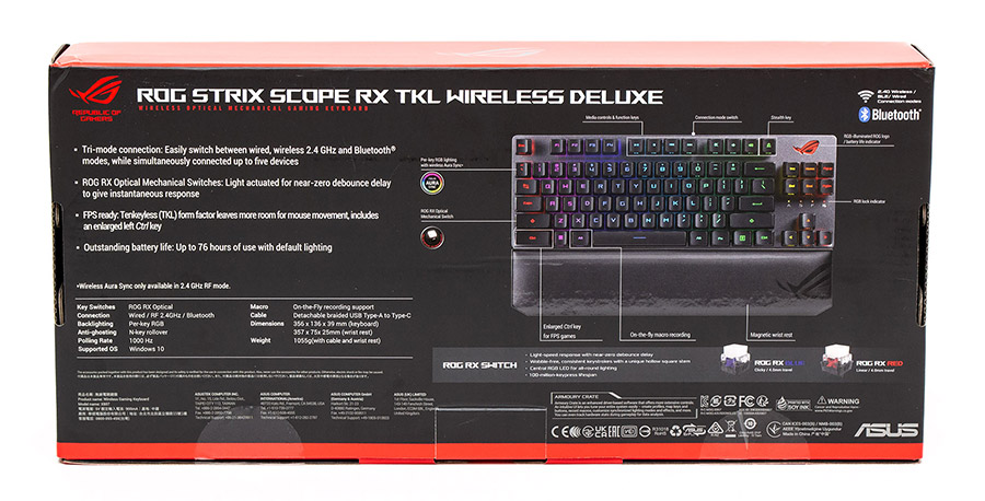 ASUS ROG Strix Scope RX TKL Wireless Deluxe