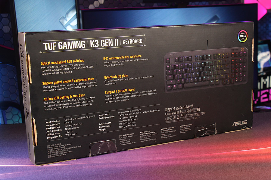 ASUS TUF Gaming K3 Gen II