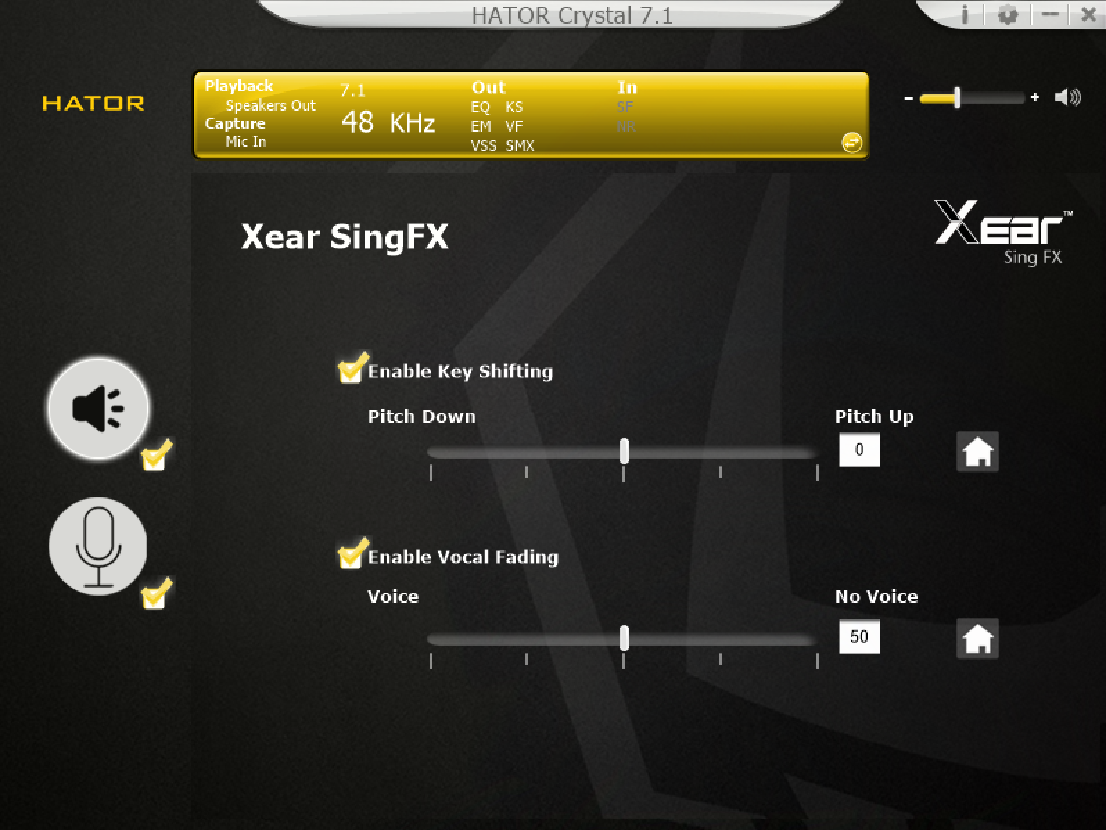 Xear audio center 7.1