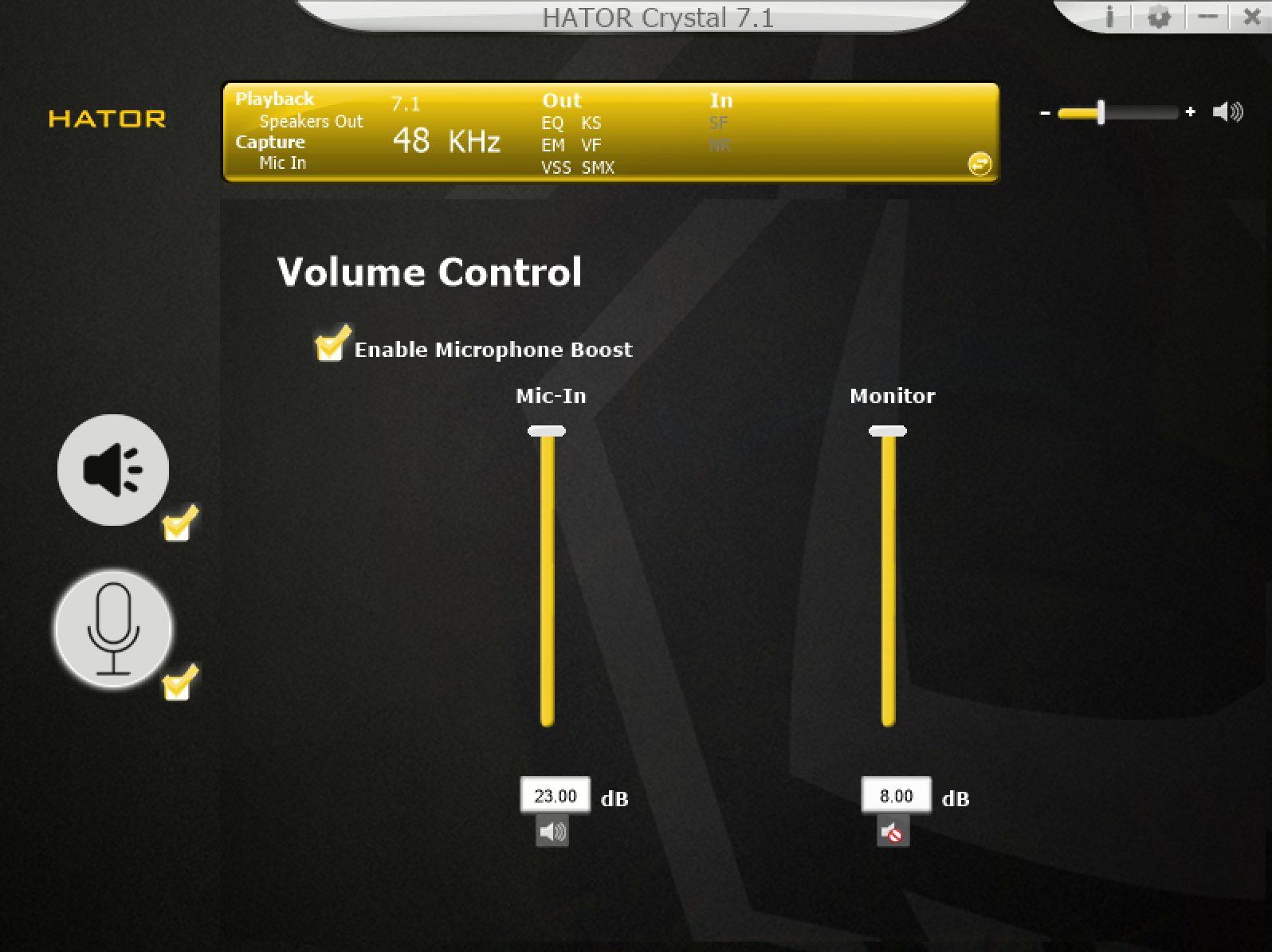 Xear audio center 7.1