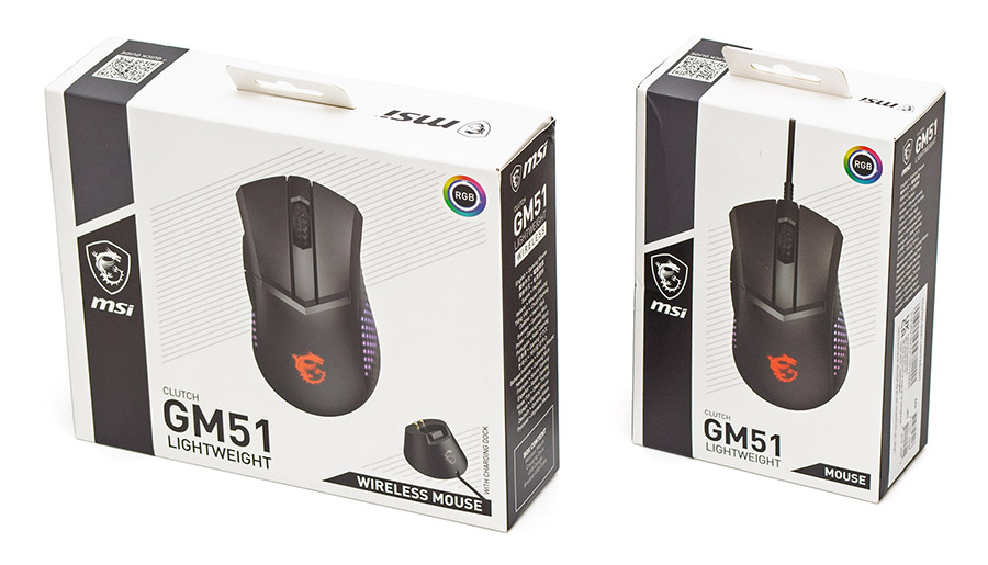 MSI Clutch GM51 Lightweight Wireless та Clutch GM51 Lightweight