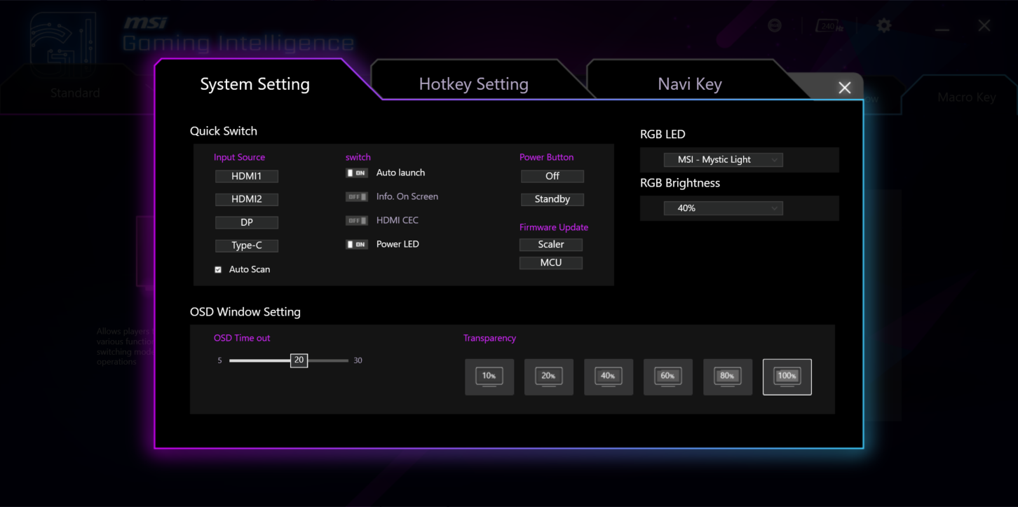 MSI MPG 321URX QD-OLED