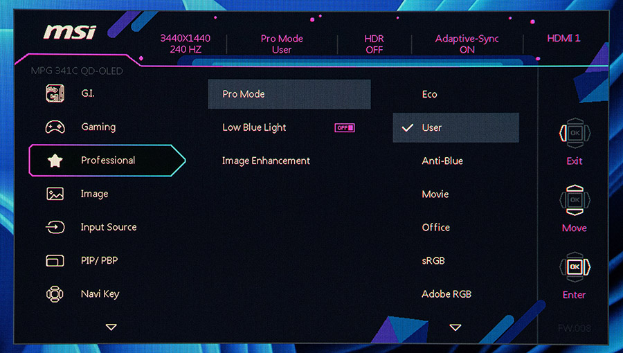 MSI MPG 341CQPX QD-OLED