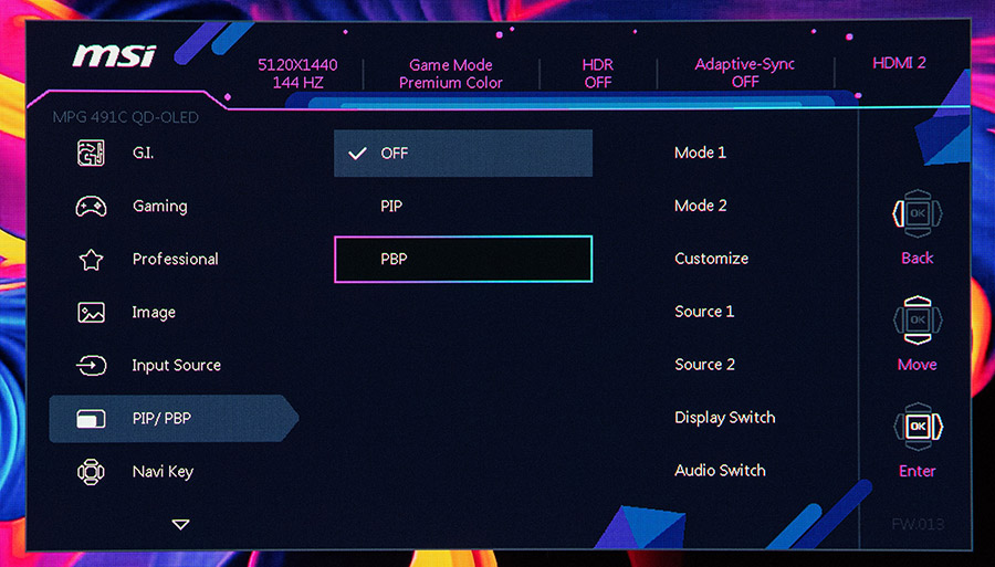 MSI MPG 491CQP QD-OLED