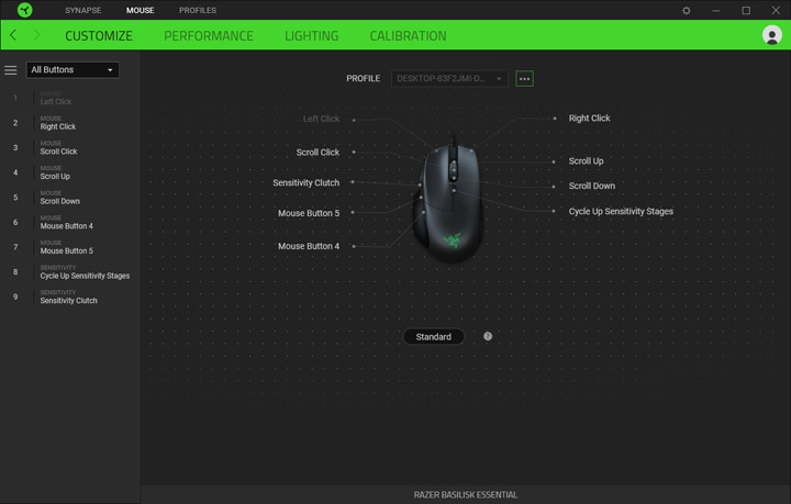 Razer Basilisk Essential