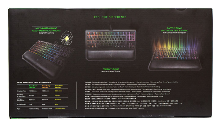 Razer BlackWidow Tournament Edition Chroma V2