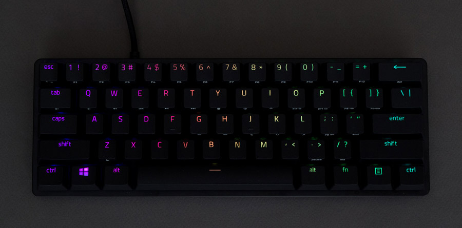 Обзор клавиатуры razer huntsman mini