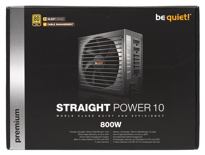 be quiet! Straight Power 10 800W СM (E10-CM-800W)