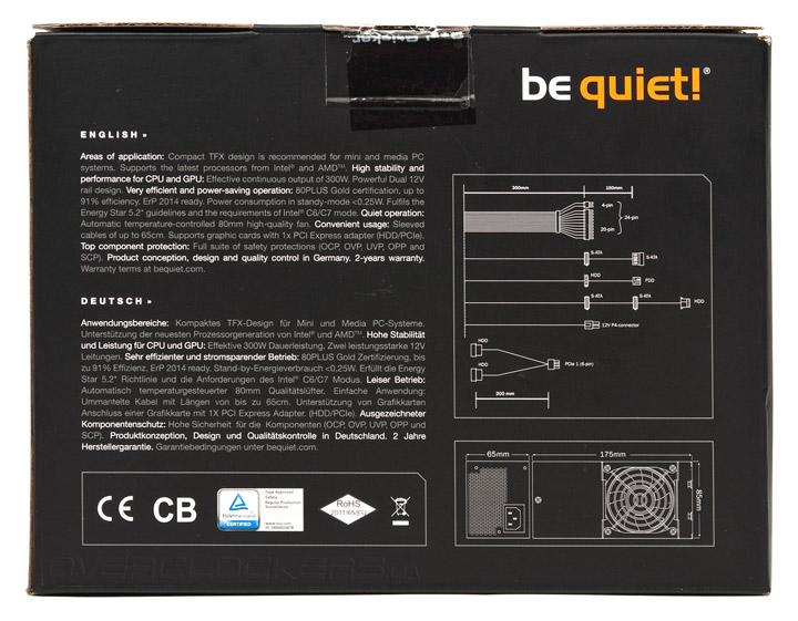 be quiet! TFX Power 2 300W (TFX2G-300W)

