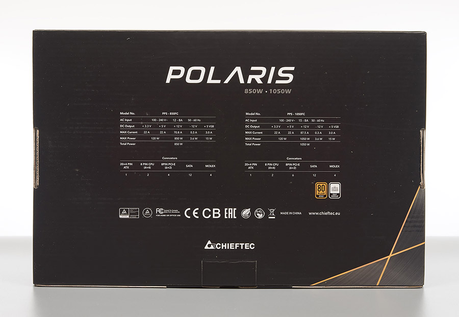 Chieftec Polaris 850W (PPS-850FC)