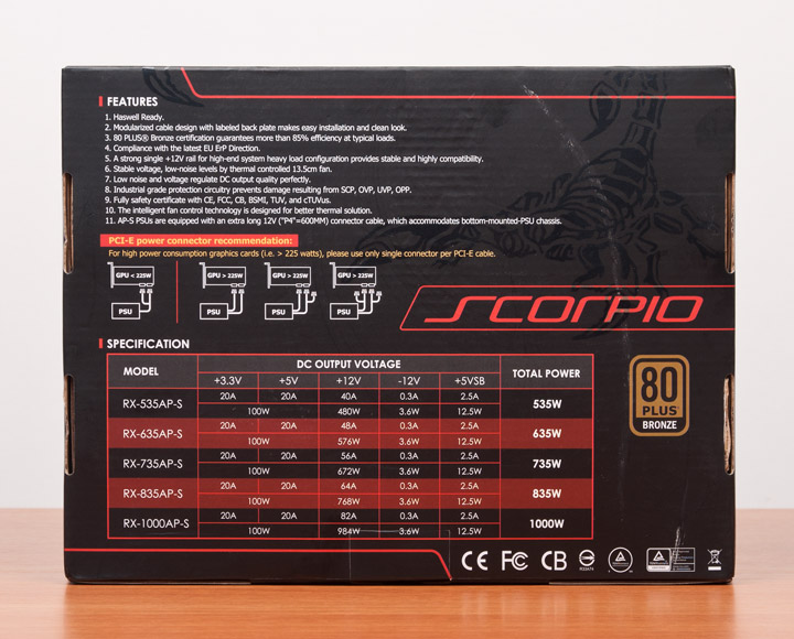 Raidmax Scorpio RX-1000AP-S